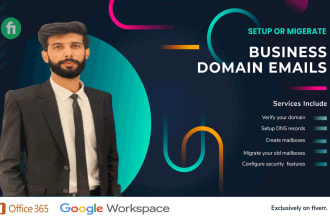 setup or migrate your emails to gsuite,workspace, office 365