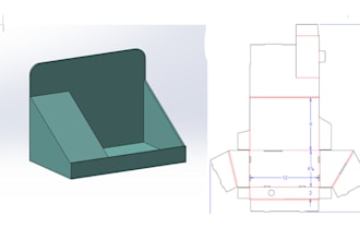 packaging structure design, die line