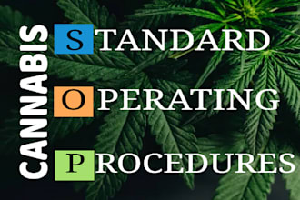write cannabis procedures sops and policies