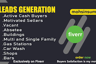 do real estate active buyers,seller,vacant leads in USA