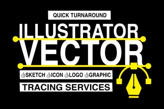format, redraw, improve and convert logo or graphic in illustrator
