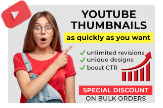 design amazing youtube thumbnail