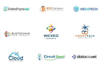 do timeless startup, tech, crypto, technology, security, and app logo design