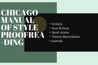 proficiently proofread chicago manual of style documents