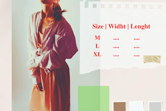 do professional and attractive clothes chart size