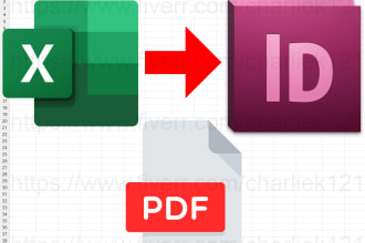 do excel datamerge to indesign from simple to complex