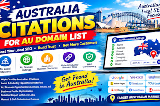create australia citations for au domain list