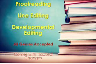 proofread and line edit your work