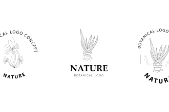 design botanical, minimalist, boho, feminine logo design