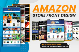create amazon storefront design and brand store for you