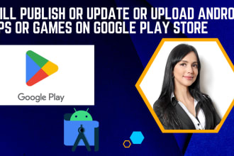 publish or update or upload android apps or games on google play store