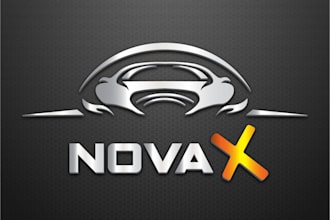 do luxury 2d, 3d car logo design auto detailing, automotive, repair, car wash