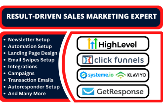 do landing page, campaign, automation on clickfunnels, go high level, systeme io