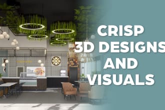 expertly design your store, office, restaurant in 3d