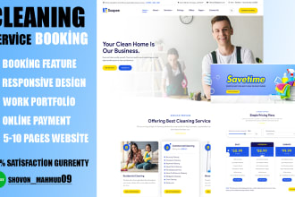 build office, house cleaning service, janitorial service booking website