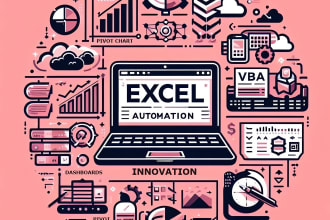 do automation, excel data analysis using vba macro or formulas