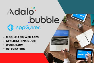 develop bubble io website adalo bubble web app and adalo app
