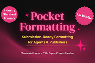 format your book for a publisher or agent