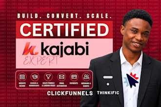create your kajabi online course website and membership salesfunnel clickfunnels