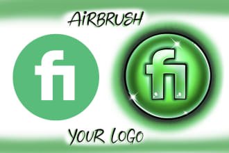 do an airbrush design of your logo or business brand