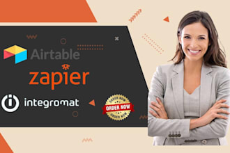 setup zapier integromat pabbly airtable smartsheet appsheet trello zaps expert