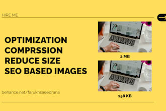 images optimization for website or compress resize image