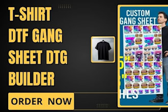 design t shirt custom gang sheet builder dtf transfer printing dtg website