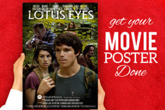 design amazing hollywood style movie poster