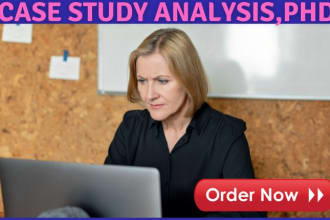 write a killer case study analysis and research and summary