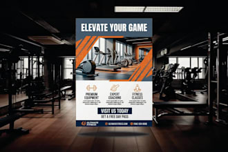 design outstanding flayer for you