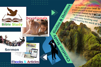 prepare bible study outlines and devotional ebooks