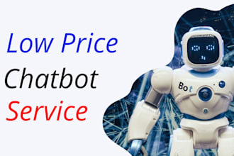 create social media or website chatbot at a low price
