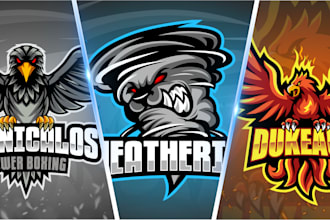 design esport logo for gaming, esport team, youtube, twitch