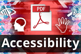 convert normal PDF to accessibility PDF section 508