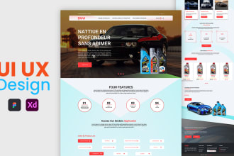 create UI UX design, dashboard design, website UI, and mobile UI design