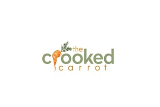 design attractive crooked carrot logo  for your health