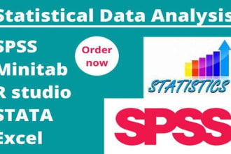 do data visualization, analysis, and reporting by spss, stata, tableau