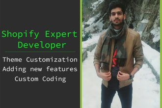 fix, customize and develop your shopify store,  shopify expert developer