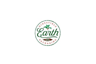 design cultured best earth digestible packaging logo within 24 hours