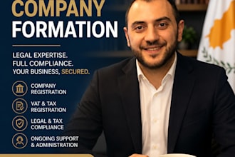 register your cyprus company with legal and tax compliance