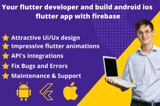 convert figma and xd to flutter, develop mobile apps for android ios