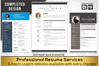 write professional ats resume, executive CV, cover letter, linkedin profile