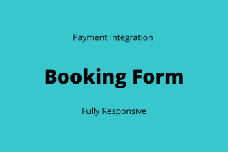 build booking form for website