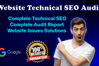do technical SEO audit of your website with best solutions