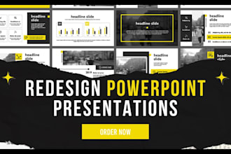 redesign powerpoint presentation PPT template slide master