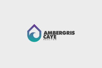 make a quick real estate logo with branding items