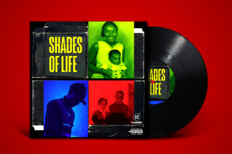 design rap artwork  or hip hop album cover art