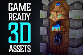 create 3d game assets and props
