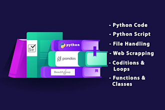 write a code script in python