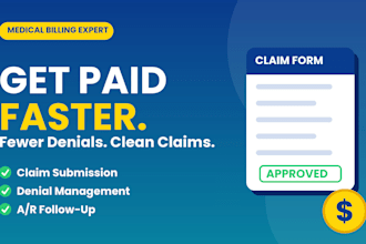 handle your medical billing, claim submission, and denial management